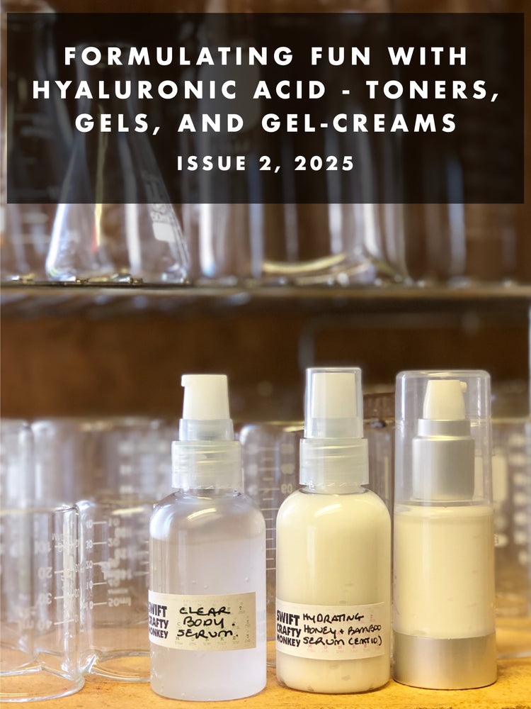 Formulating fun with hyaluronic acid & hyaluronic acid 4D; making toners, gels and gel creams