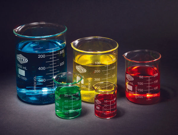 borosilicate beaker set