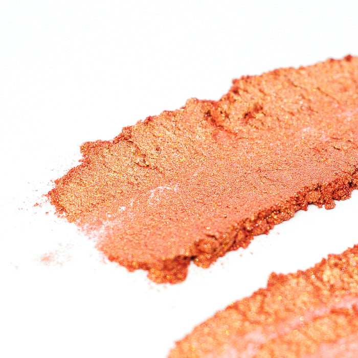 mica coral gold sparkle