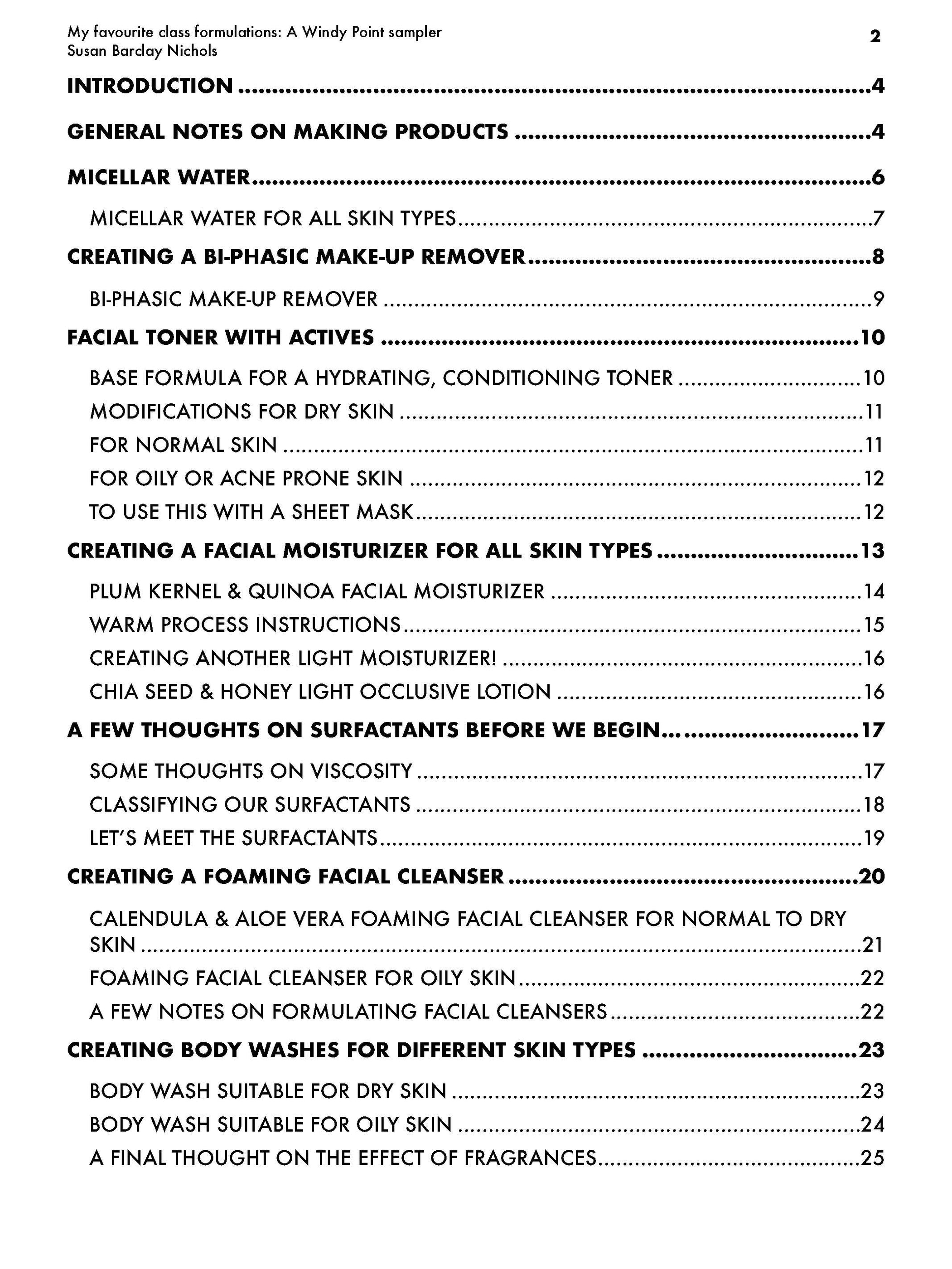 My Favorite Class Formulations A Windy Point Sampler eZine